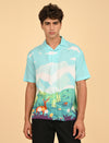 Men Causal Shirts (Natural Print)