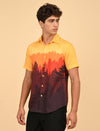 Men Causal Shirts (Natural Print)