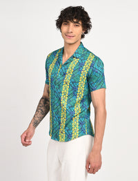 Men Causal Shirts - Dragon Print