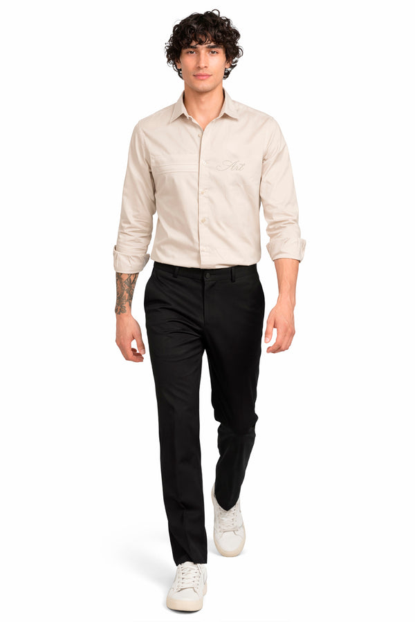 Mens Casual Print(Pintack Plain)