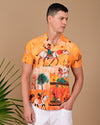 Tribals Printed Shirts - Yellow & Orange
