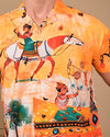 Tribals Printed Shirts - Yellow & Orange