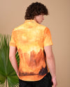 Boat Printed Shirts - Yellow & Brown