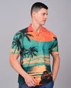 Sun With Beach Printed Shirts - Multicolour