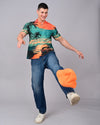 Sun With Beach Printed Shirts - Multicolour