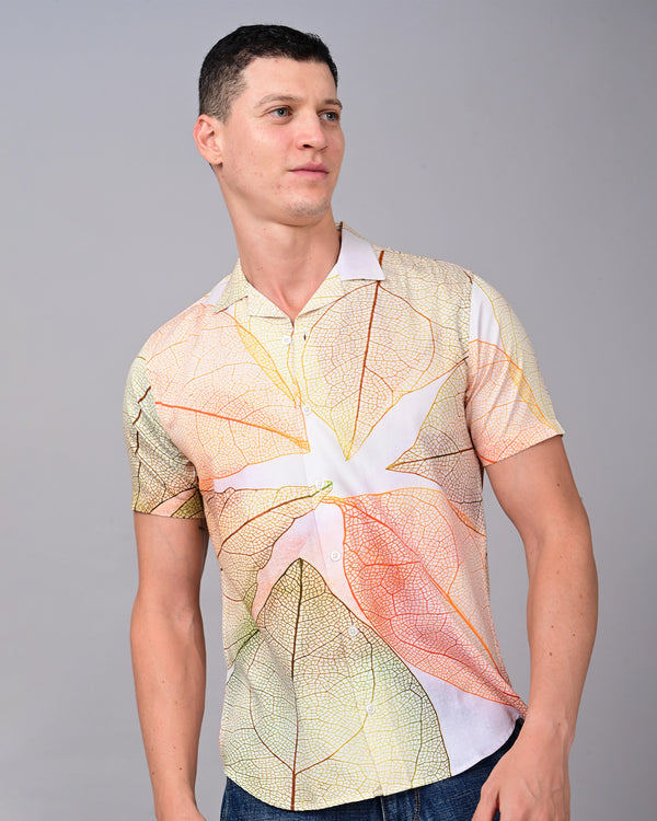 Six Leaves Printed Shirts - Off-white