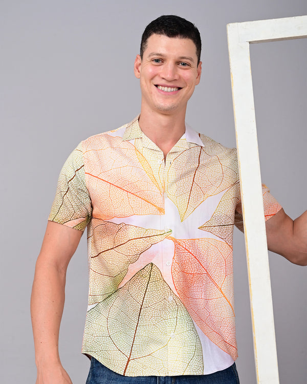 Six Leaves Printed Shirts - Off-white