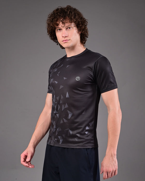 Men's Printed Tee - Black