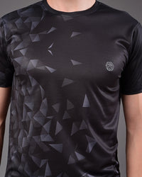 Men's Printed Tee - Black