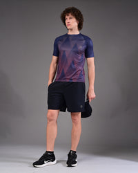 Men's Printed Tee - Navy