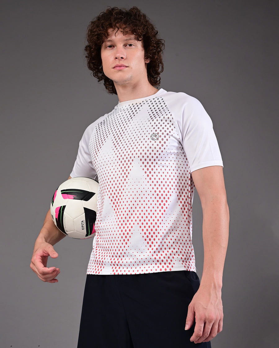 Men's Printed Tee - White