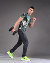 Men's Printed Tee - Green