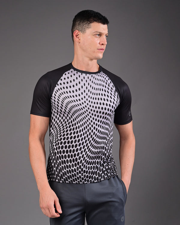 Men's Printed Tee - Grey