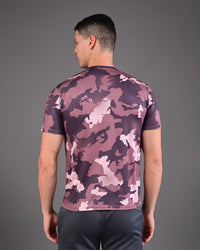 Men's Printed Tee - Brown