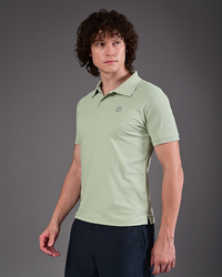 Men's Solid Polo - Elm