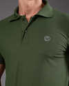Men's Solid Polo - Olive