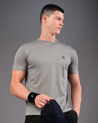 Men's Solid Tee - Mid Grey