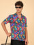Leaf Printed Shirts - Purple