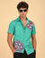 Rangoli Art Printed Shirts - Green