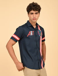 Men Causal Shirts - Dragon Print