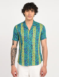 Men Causal Shirts - Dragon Print