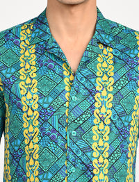 Men Causal Shirts - Dragon Print