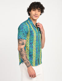 Men Causal Shirts - Dragon Print