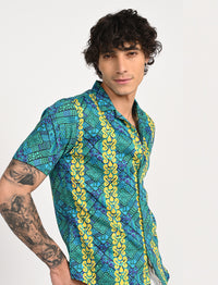 Men Causal Shirts - Dragon Print