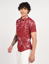 Men Causal Shirts ( face Art)