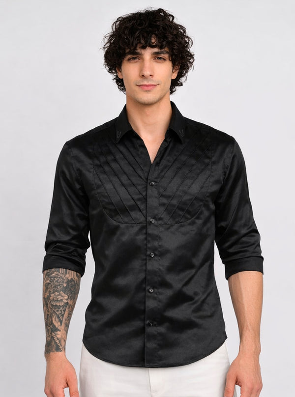 Mens Casual Shirt(Pintack Plain)