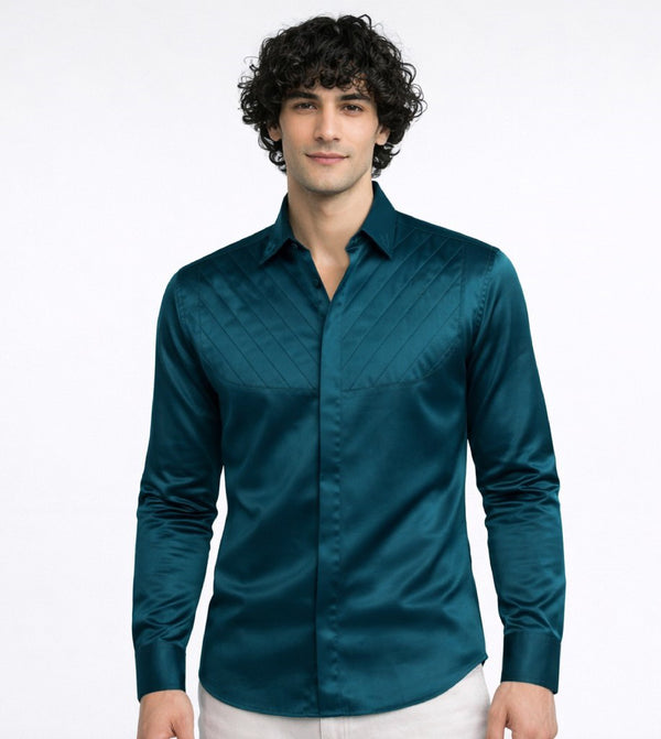 Mens Casual Shirt(Pintack Plain)