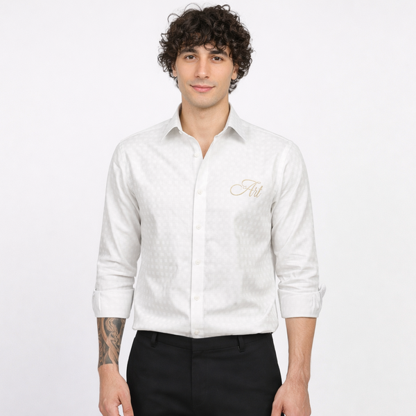 Mens Casual Shirt(Checked Plain)