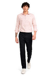 Mens Casual Shirt - Pintack Plain