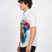 Mens Casual Shirt - Animal Print