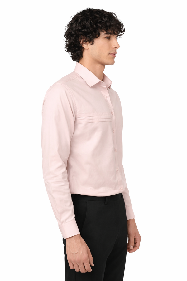 Mens Casual Shirt(Pintack Plain)
