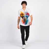 Mens Casual Shirt - Animal Print