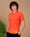 Couple Horse Printed Shirts - Red