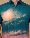 Moon With Mountain Printed Shirts - Multicolour