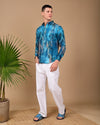 Denim Stain Printed Shirts - Multicolour