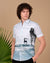 Deer Printed Shirts - Light Blue