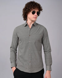 Woolen Texture Printed Shirts - Blue