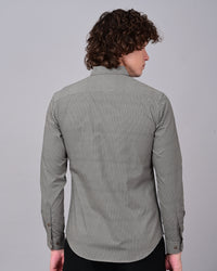 Woolen Texture Printed Shirts - Blue