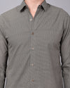 Woolen Texture Printed Shirts - Blue