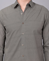 Woolen Texture Printed Shirts - Blue