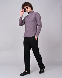 Woolen Texture Printed Shirts - Multicolour
