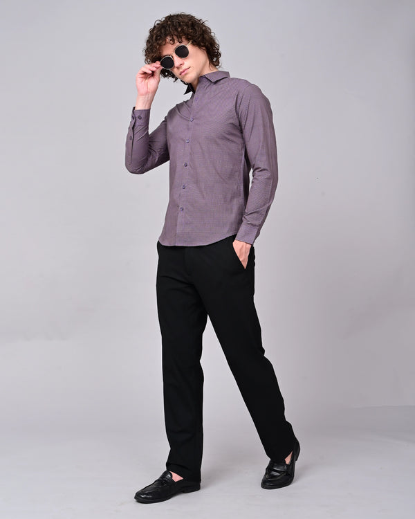 Woolen Texture Printed Shirts - Multicolour