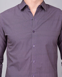 Woolen Texture Printed Shirts - Multicolour