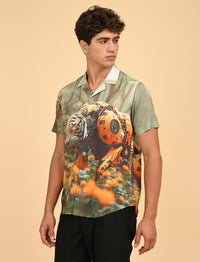 Mens casual shirts - Tiger Print