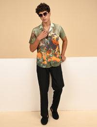 Mens casual shirts - Tiger Print