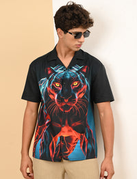 Mens casual shirts - Tiger Print